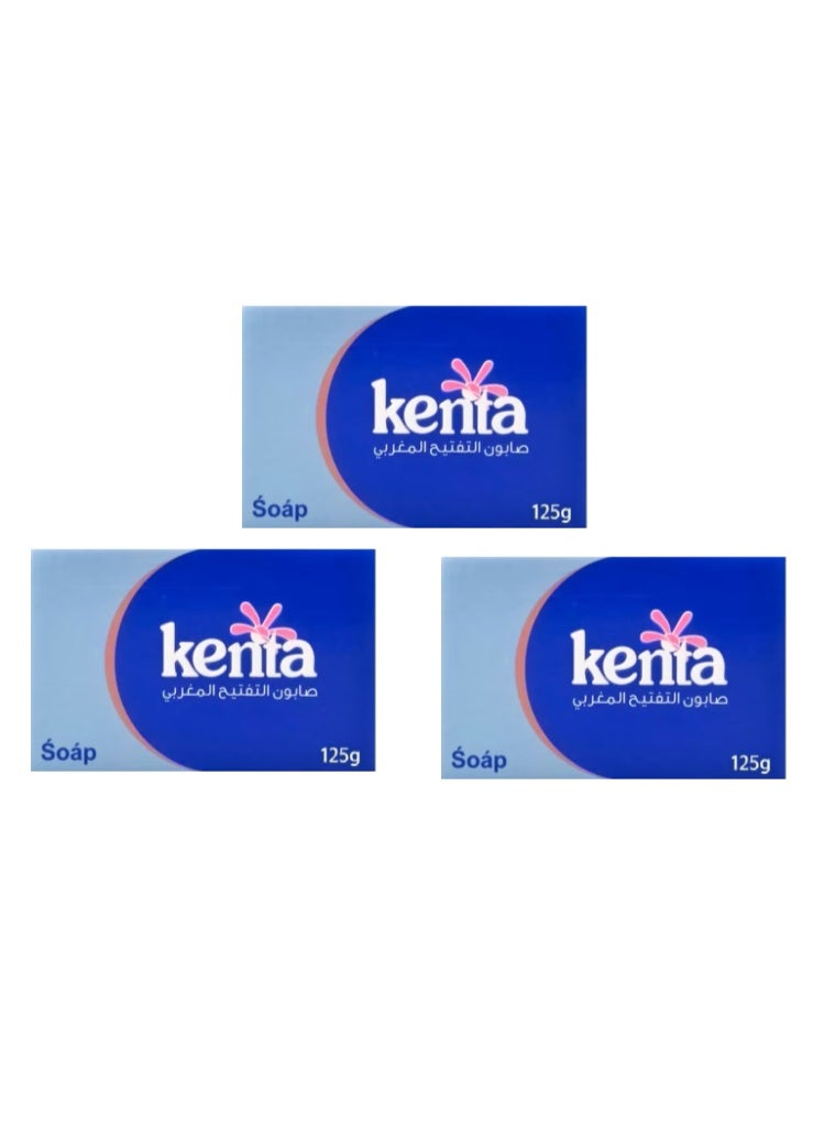 Kenta Moroccan Skin Lightening Soap from Saada Beauty 125g (3 pieces) - Packaging may vary